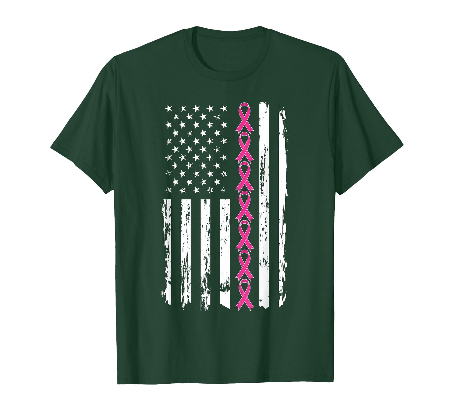 Pink Ribbon Shirt Women Men Breast Cancer Awareness T-Shirt