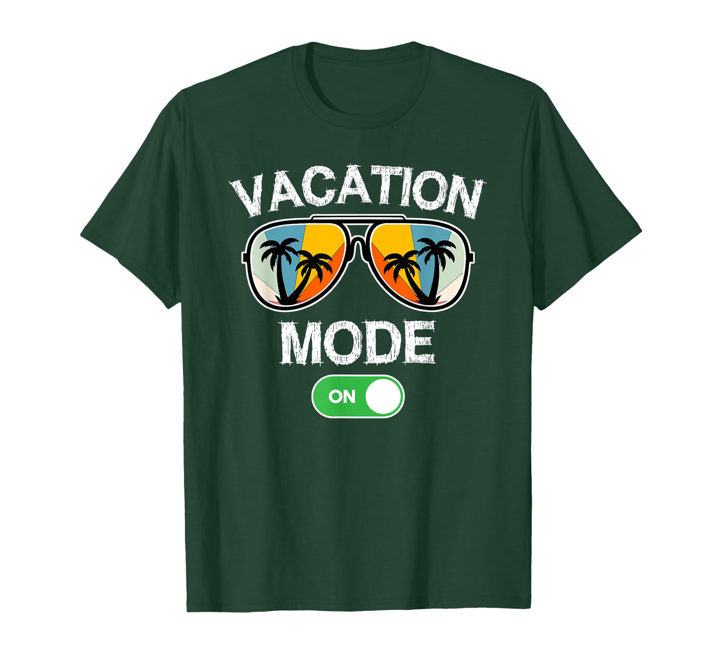 Vacation Mode On Sunglasses Retro Funny Family Matching T-Shirt
