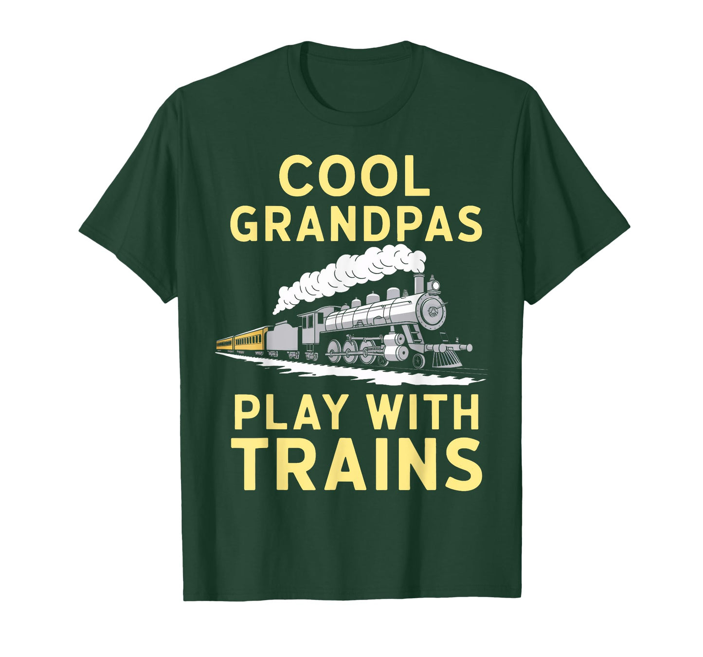 Grandpas Who Love Trains Are Cool T-Shirt