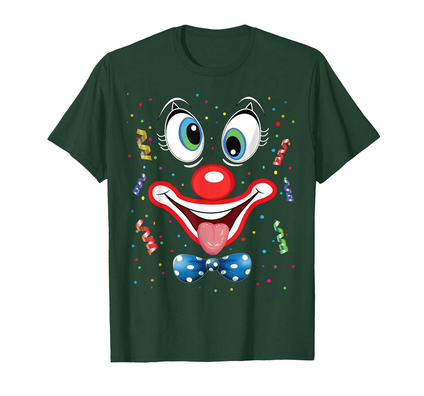 Carnival Clown Face Circus Costume Kids Men Women Carnivals T-Shirt