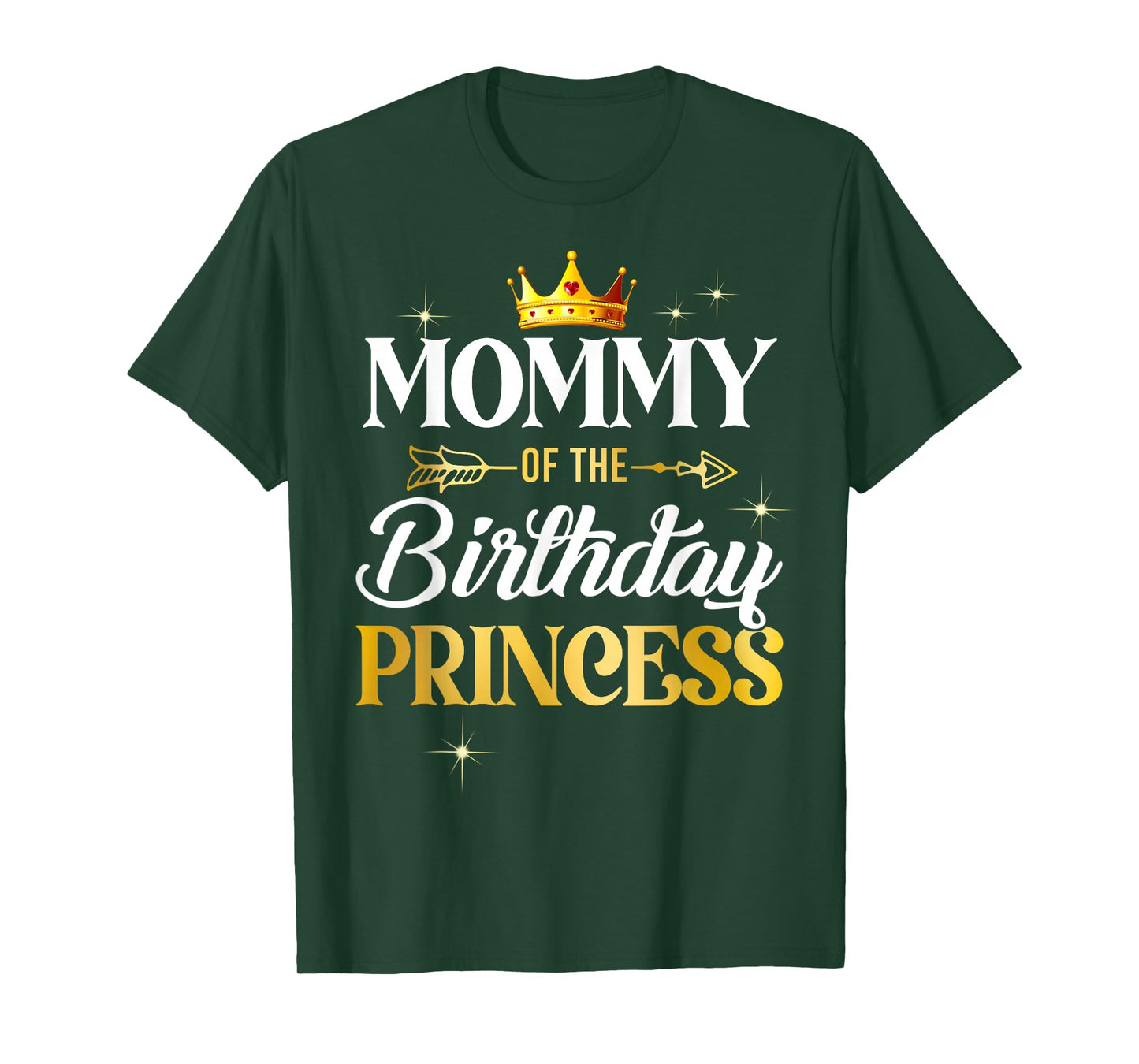Mommy Of The Birthday Princess Girl Party Matching Family T-Shirt