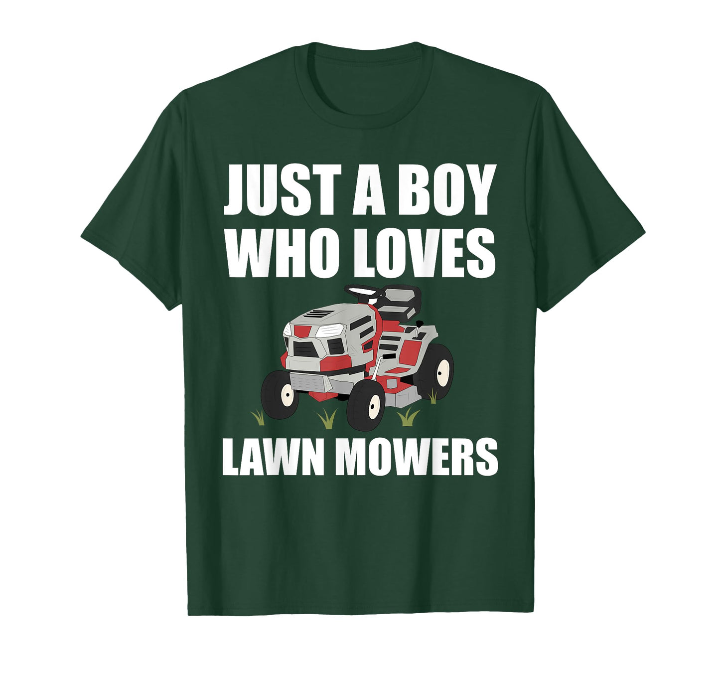 Lawn Mower Novelty for Boys Men Kids Lawn Care Lawn Mowing T-Shirt