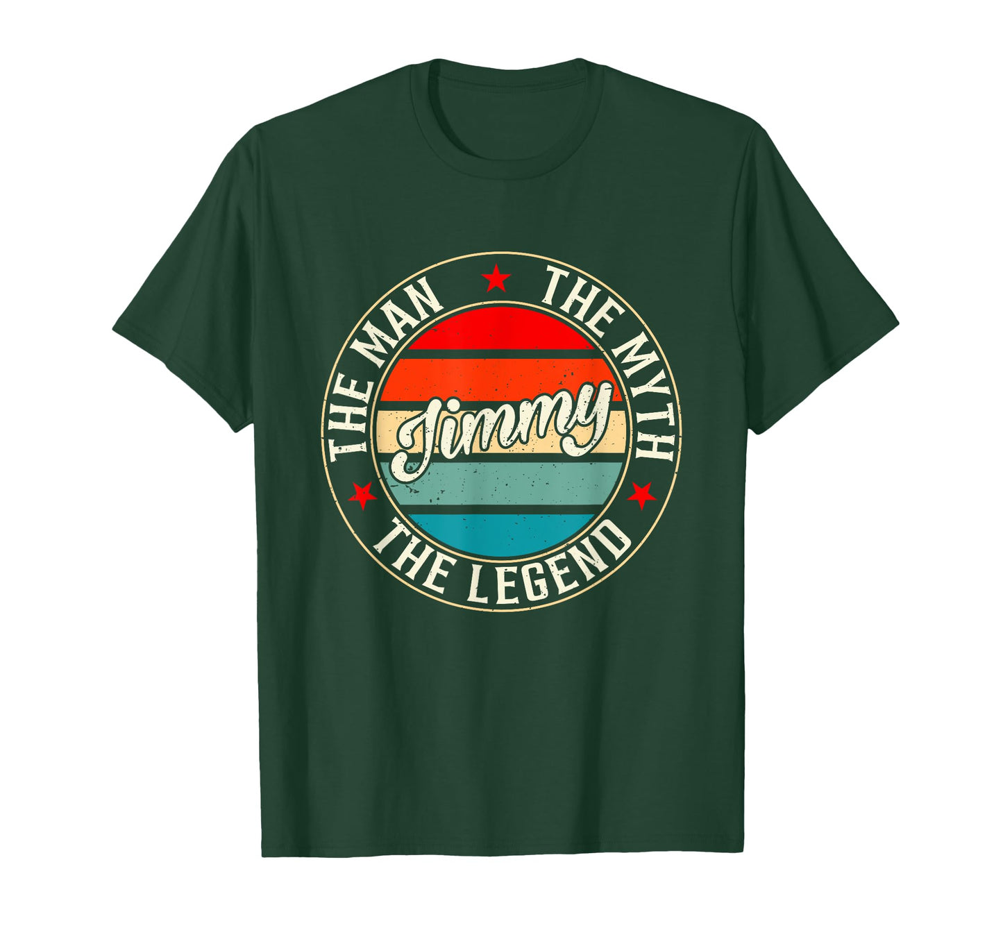 Jimmy The Man The Myth The Legend Shirt Funny Personalized T-Shirt