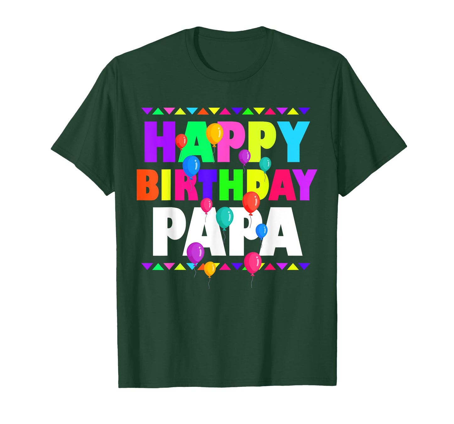 Happy Birthday Papa Cute Toddler Matching Family B-Day Party T-Shirt