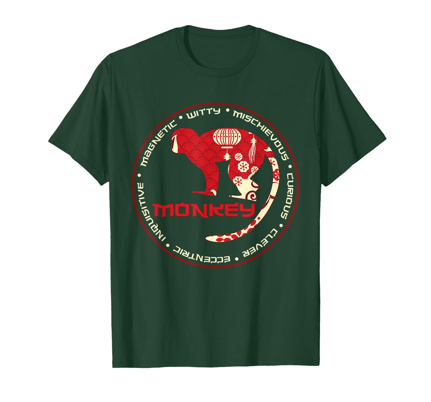 Chinese Zodiac Year of the Monkey Astrology Horoscope Zodiac T-Shirt