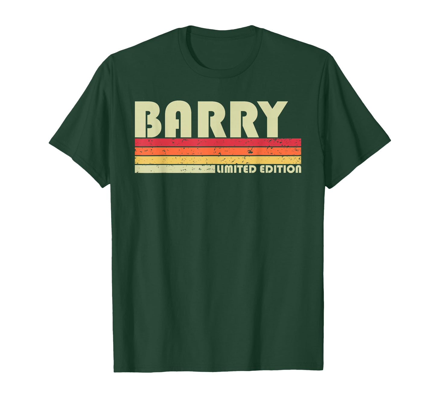 BARRY Surname Funny Retro Vintage 80s 90s Birthday Reunion T-Shirt