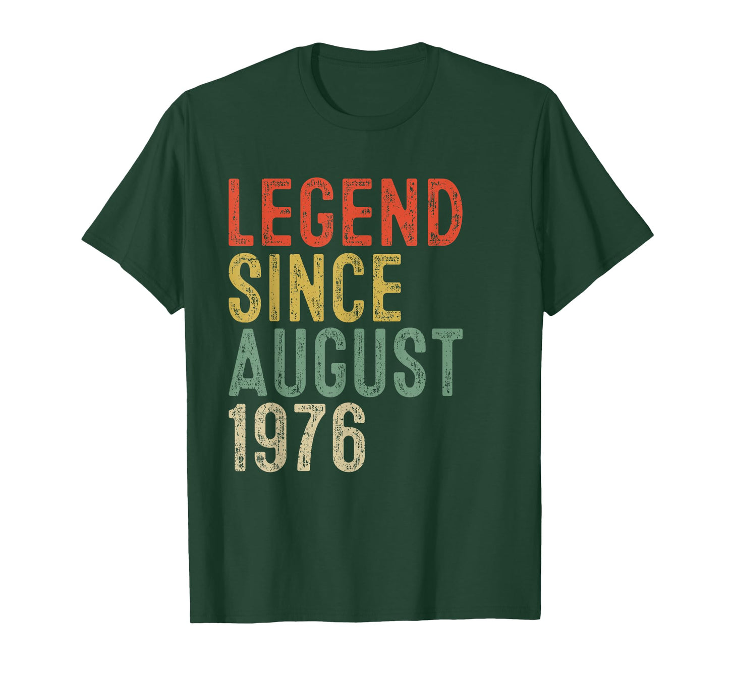 Legend Since August 1976 49th Birthday Gifts 49 Year Old T-Shirt