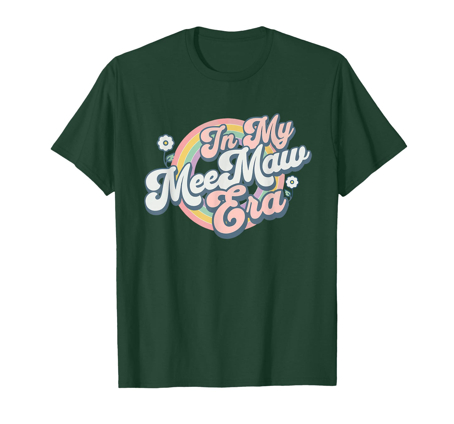 In My Meemaw Era Groovy Retro T-Shirt