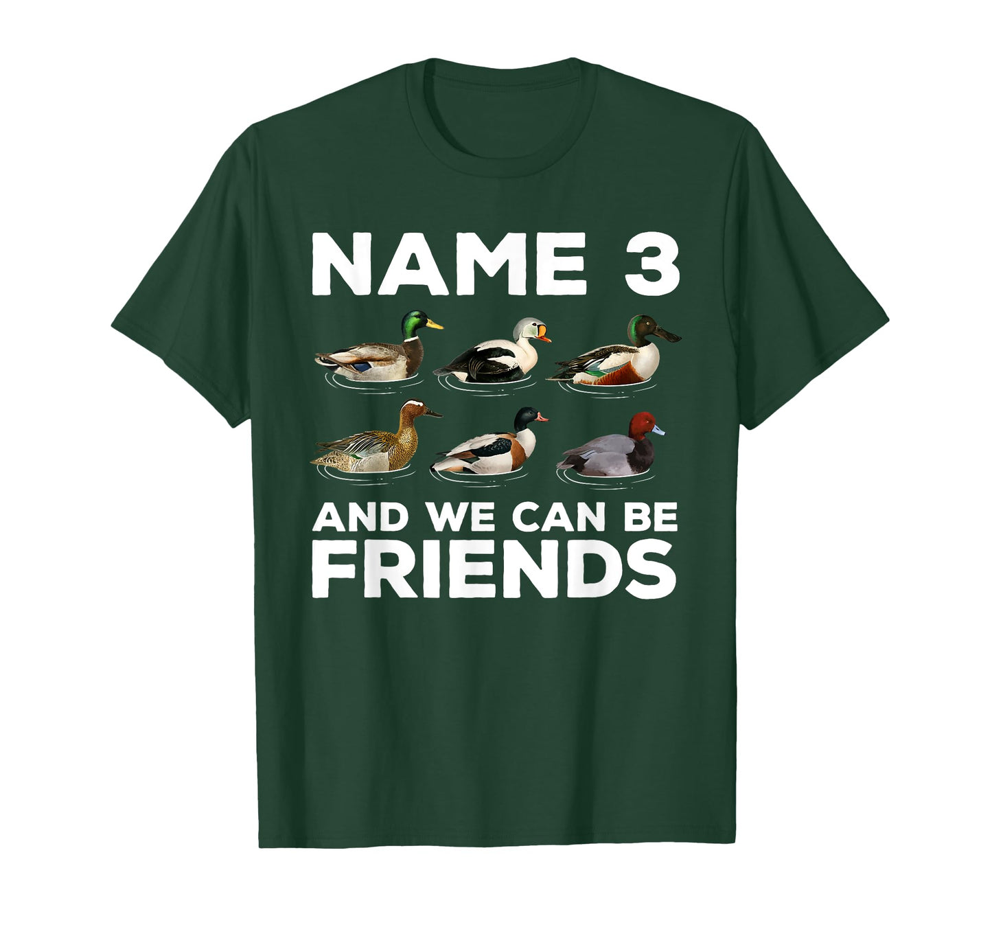 Duck Hunting Design For Men Women Wildlife Hunt Duck Hunter T-Shirt