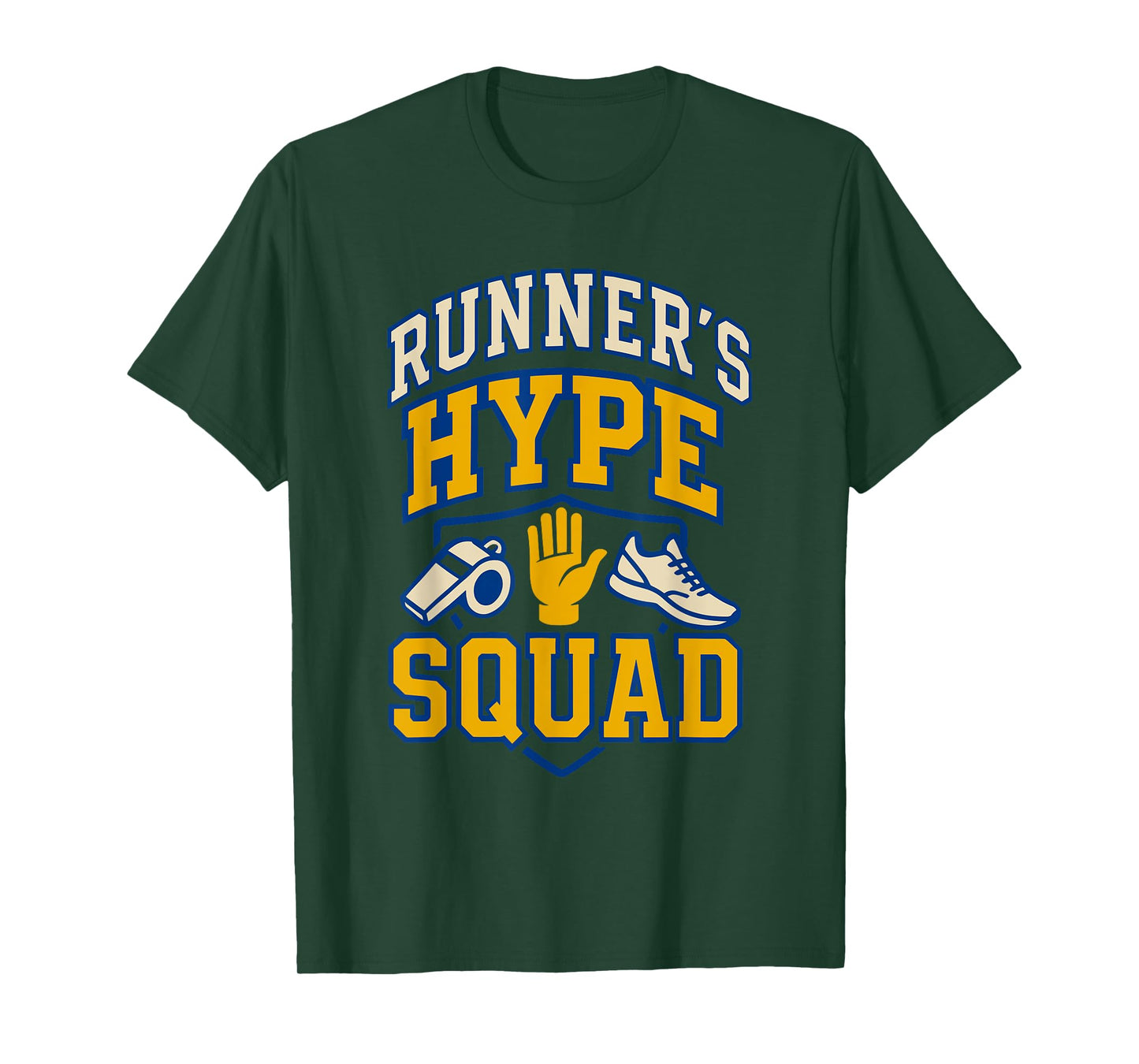 Marathon Supporter Race Day Cheer Squad Running Motivation T-Shirt