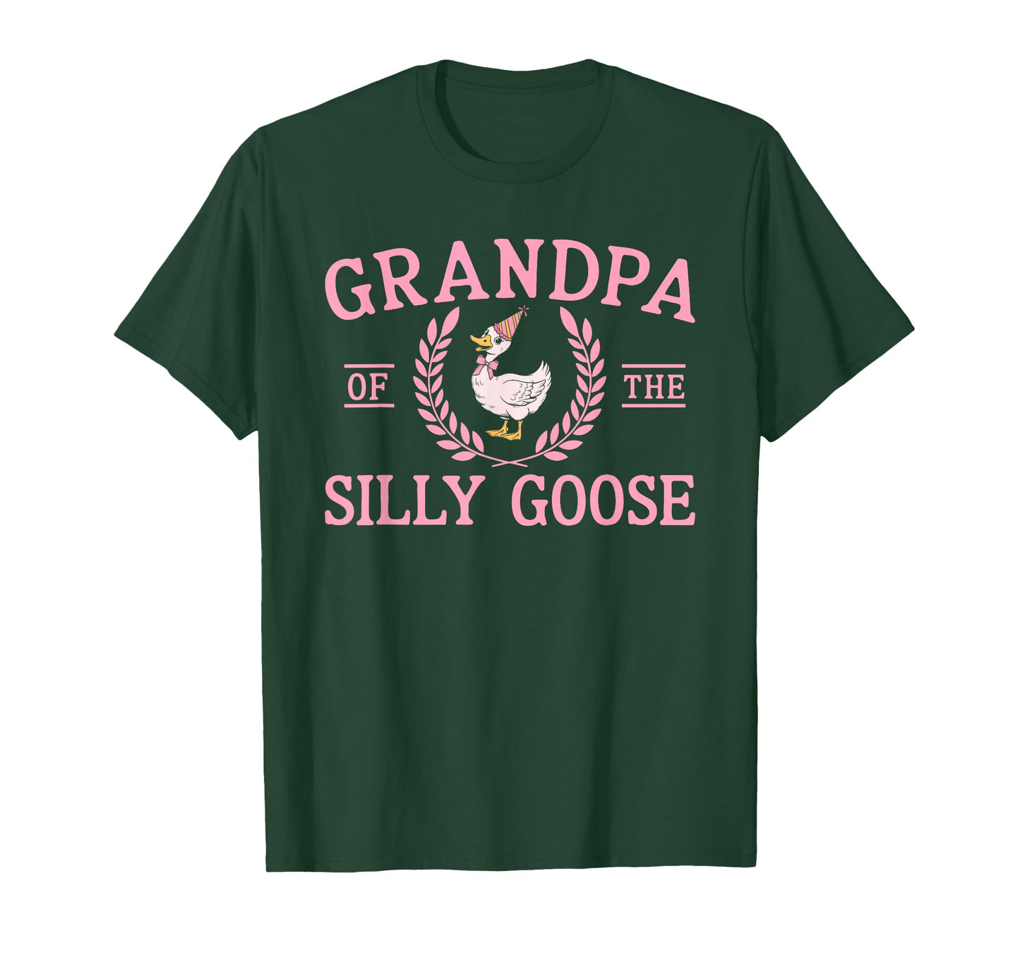 Grandpa Of The Silly Goose Funny 1st First Birthday Family T-Shirt