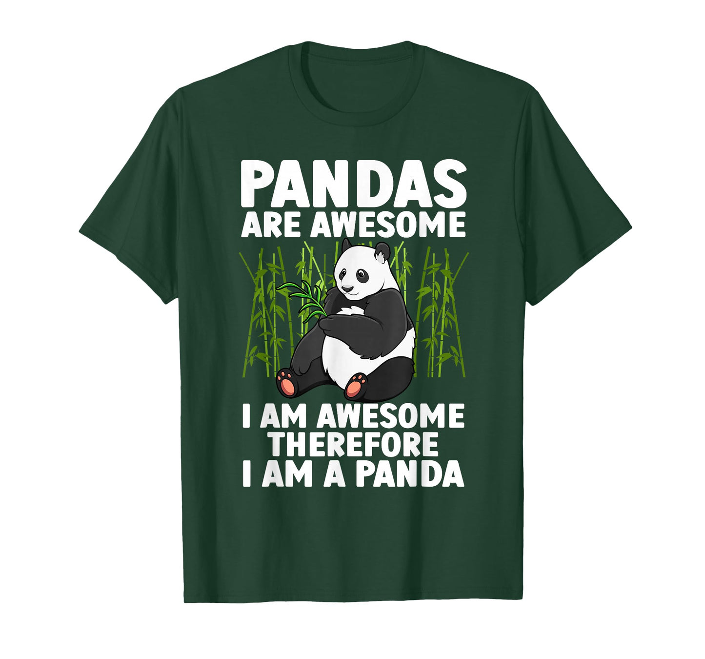 Funny Panda Art For Men Women Giant Panda Bear Panda Lovers T-Shirt