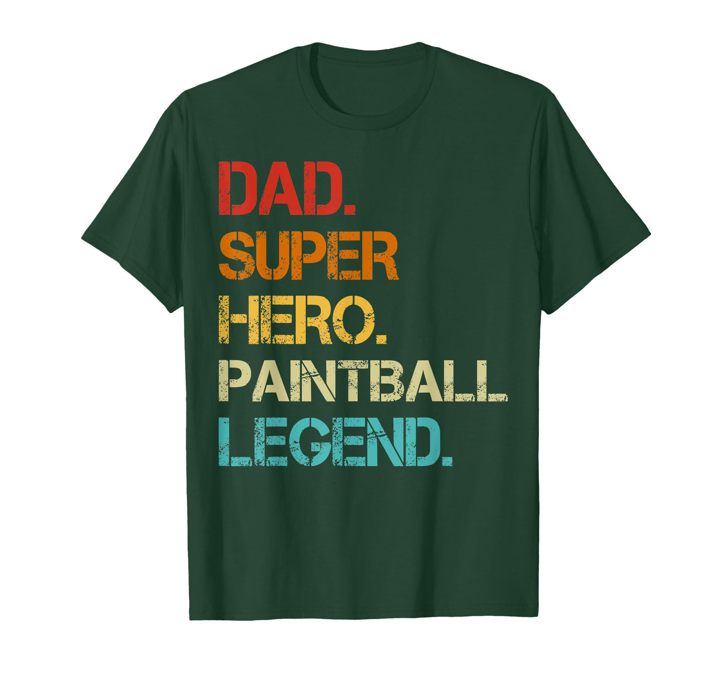Mens Vintage Style Dad Hero Paintball Legend Father's Day T-Shirt
