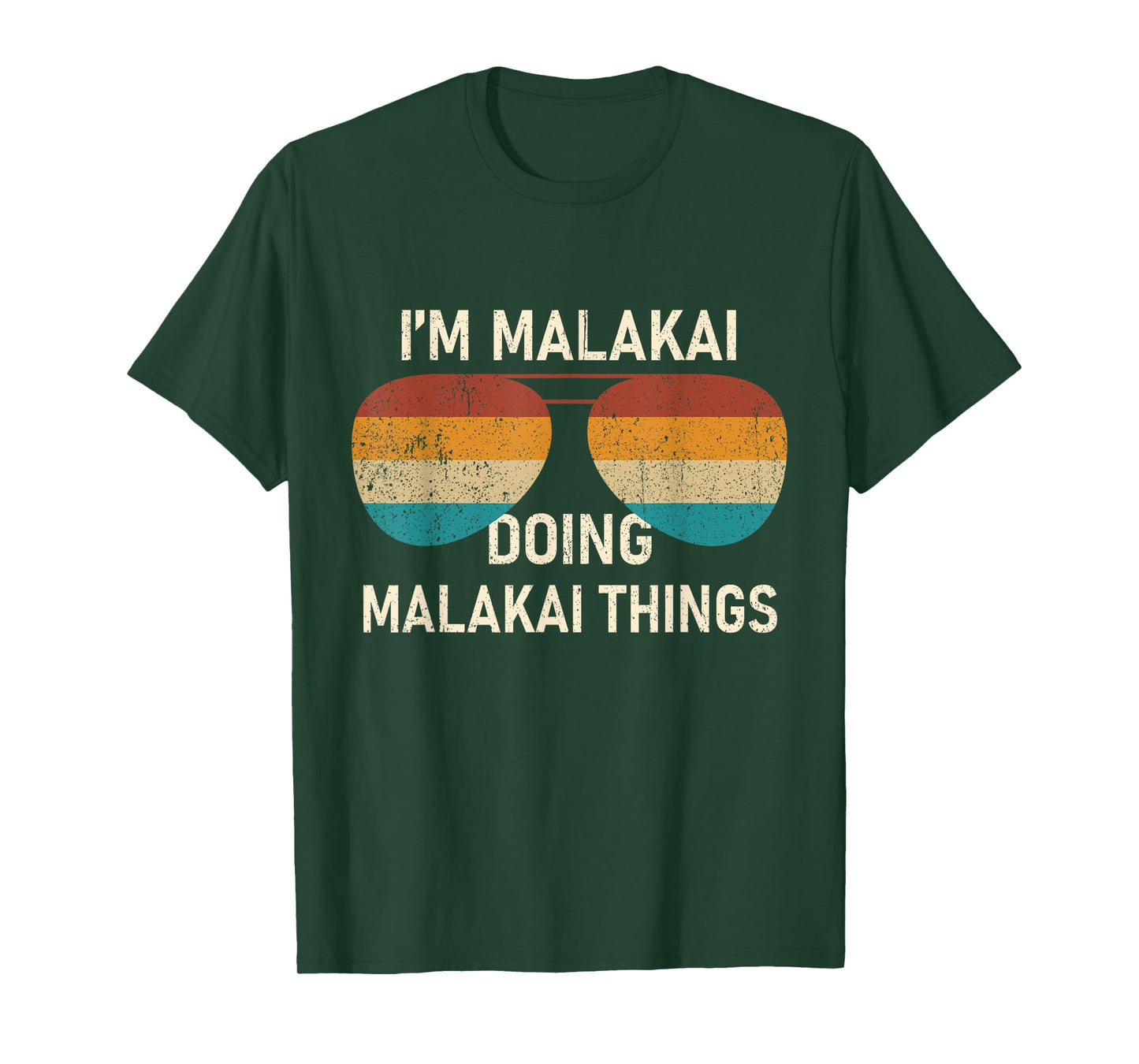 I'm Malakai Doing Malakai Things Retro Sunglass Personalized T-Shirt