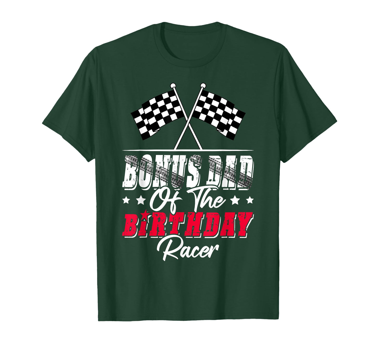 Race Car Bonus Dad Of The Birthday Racer Racing Family T-Shirt