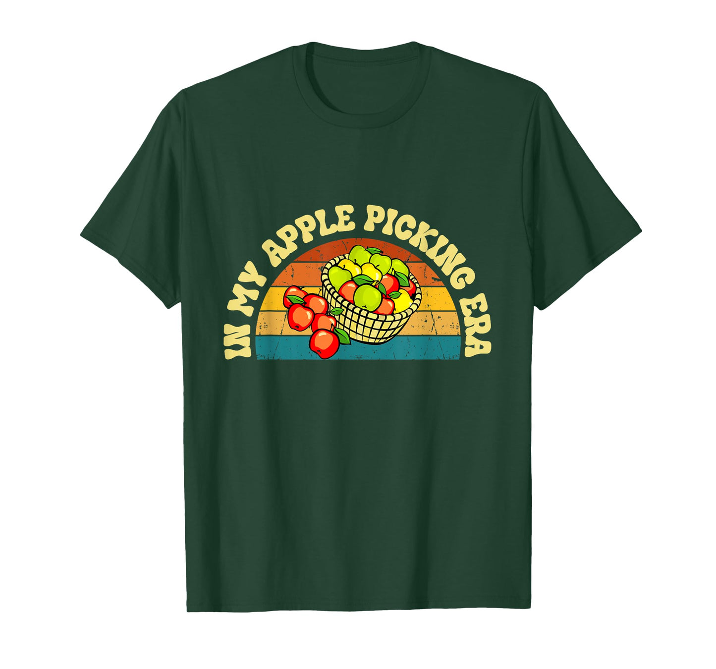 In My Apple Picking Era Apples Harvest Orchard Family Trip T-Shirt