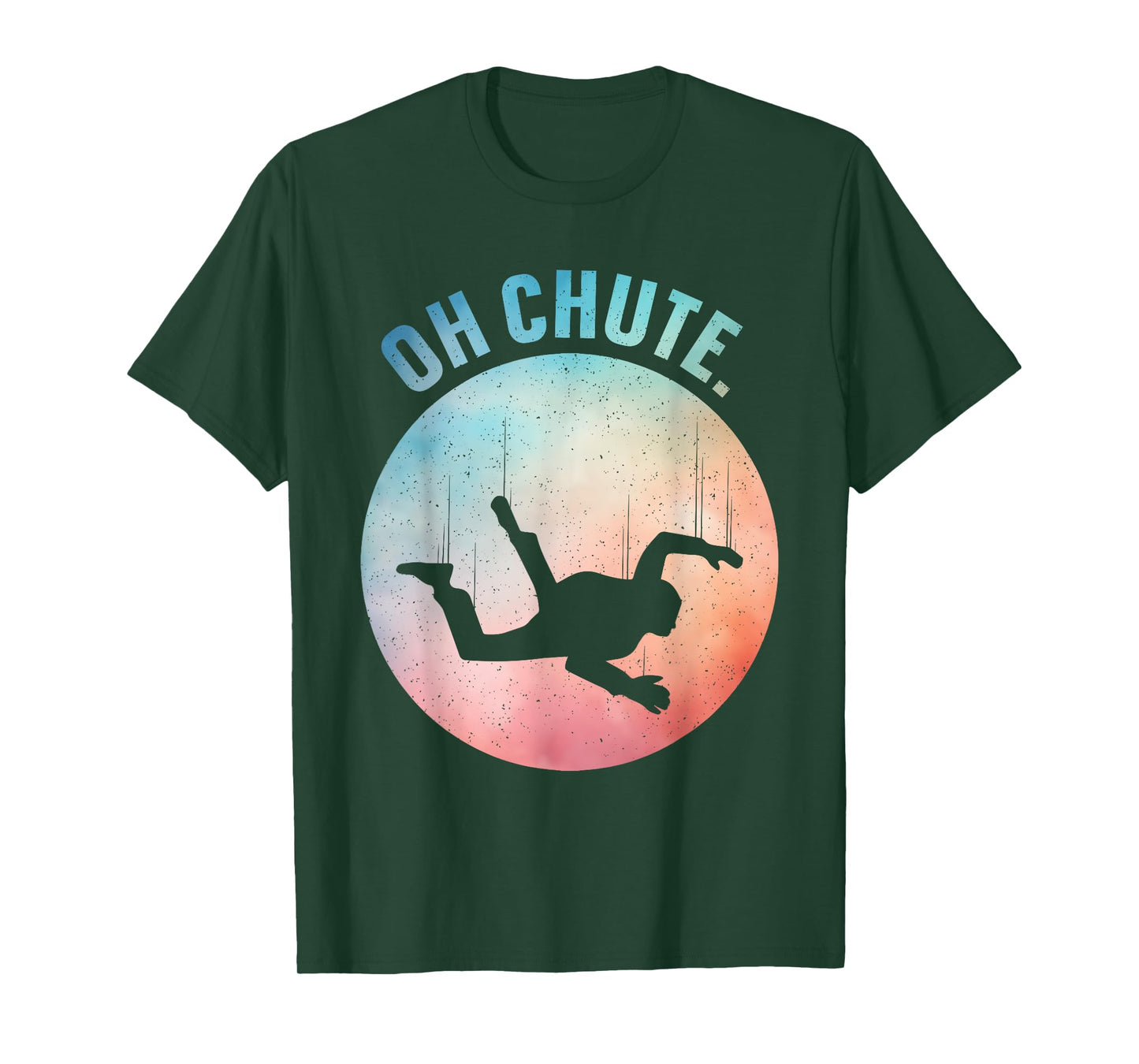 Skydiving Art For Men Women Parachute Skydiver Paragliding T-Shirt