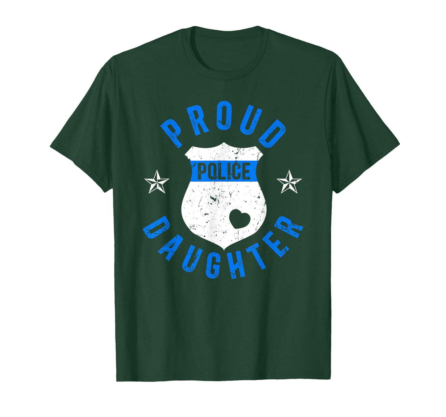 Proud Police Daughter Police Officer Daughter Cop Daughter T-Shirt