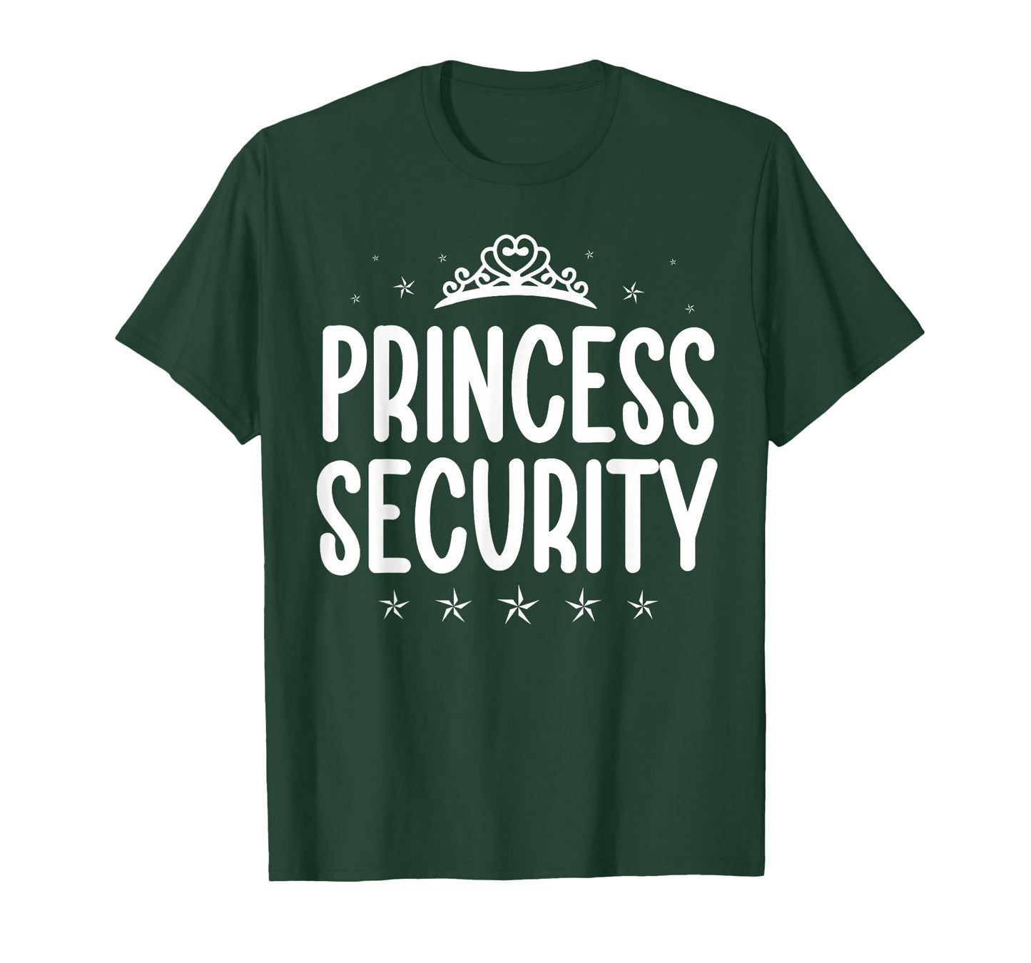 Princess Security Halloween Costume Dad Men Family Matching T-Shirt