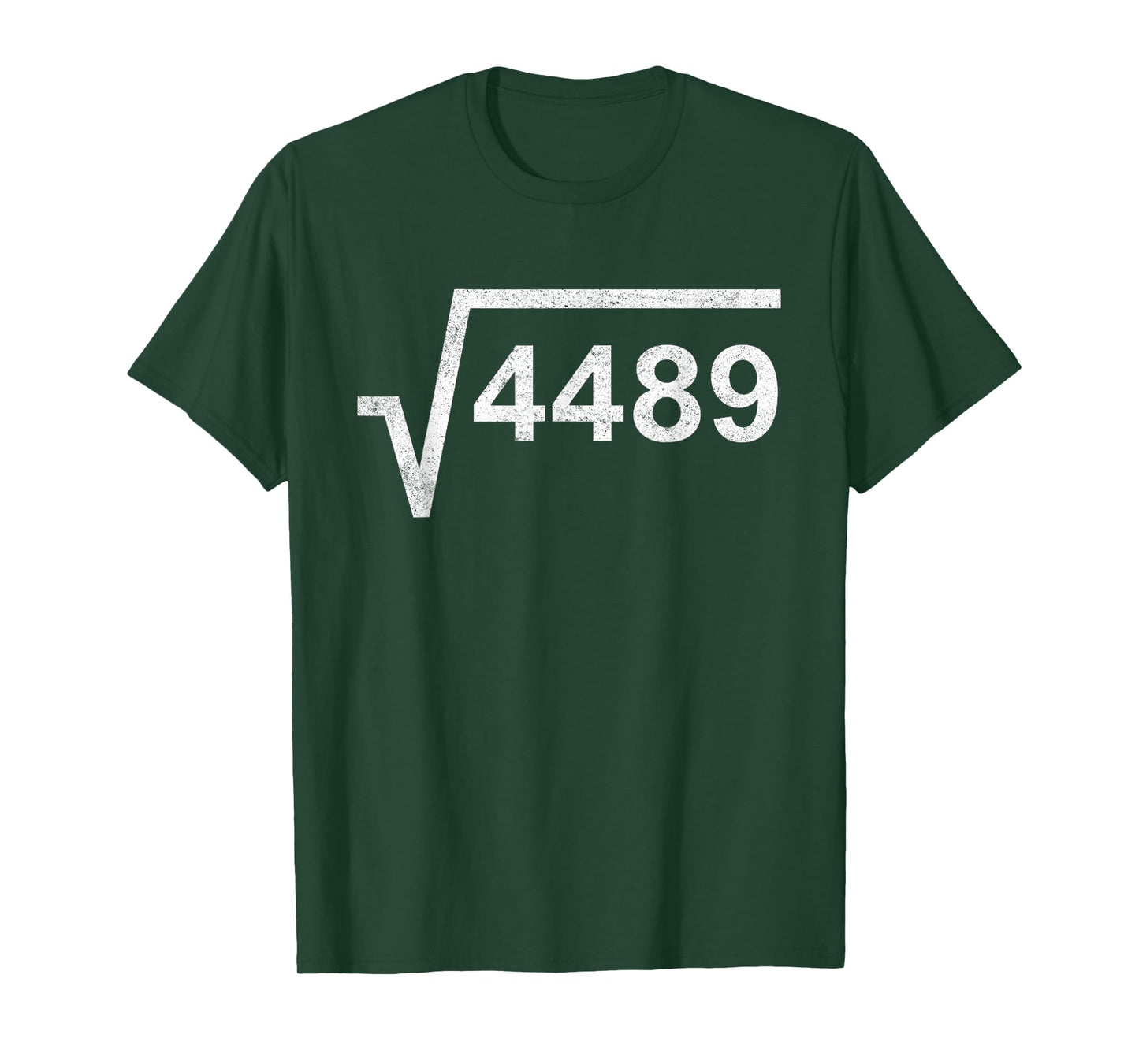 67 Six Seven 6-7 Meme Square Root 4489 Slang Math Teacher T-Shirt