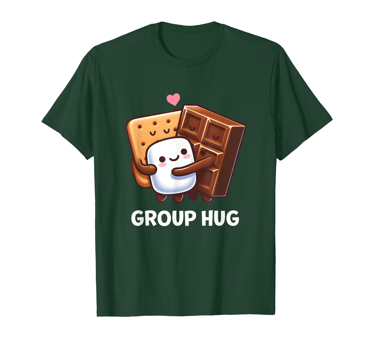 Funny Camping Smores Group Hug Shirt Cute S'mores T-Shirt