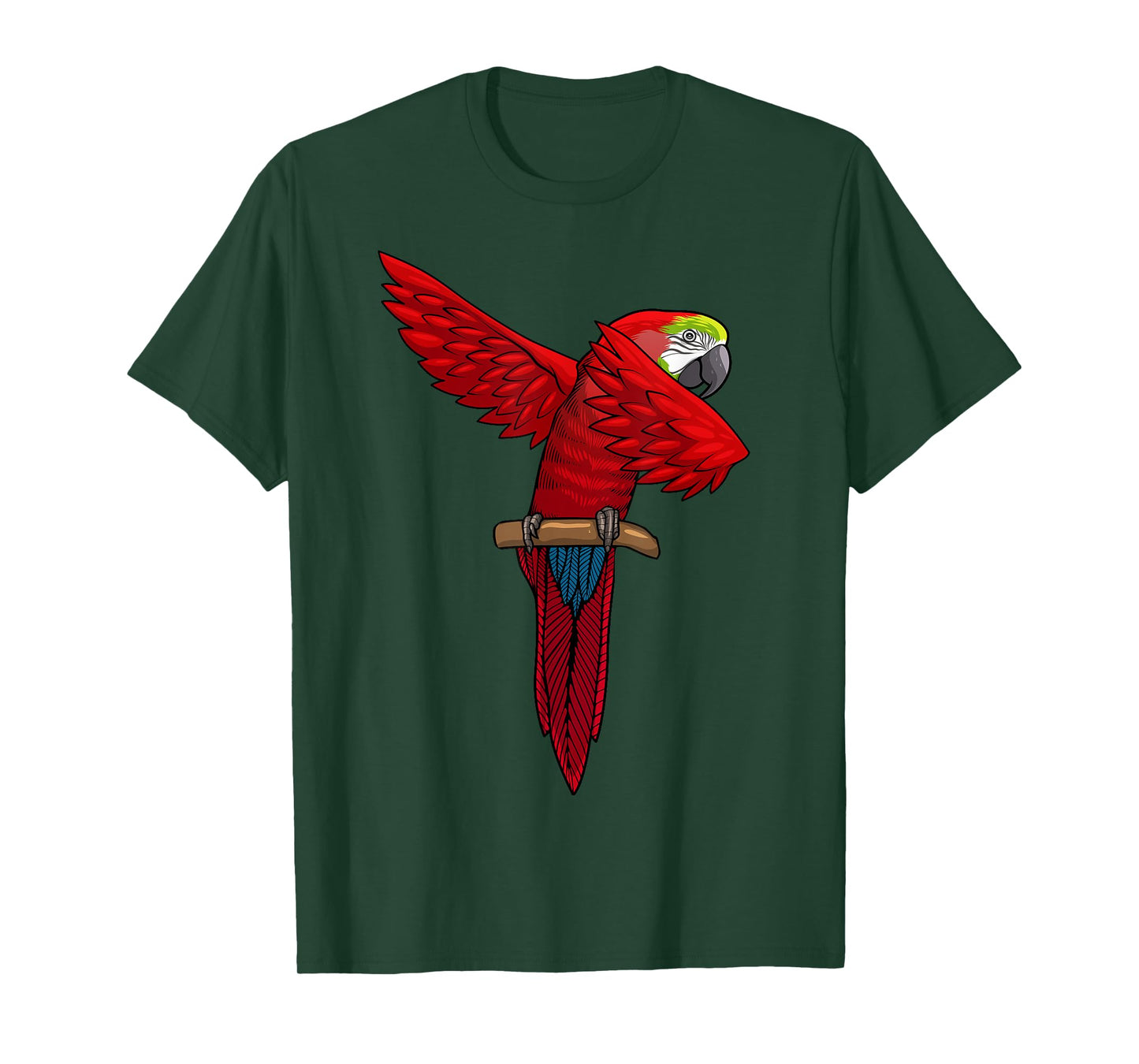 Cool Parrot Art For Women Girls Men Tropical Parrot Lover T-Shirt