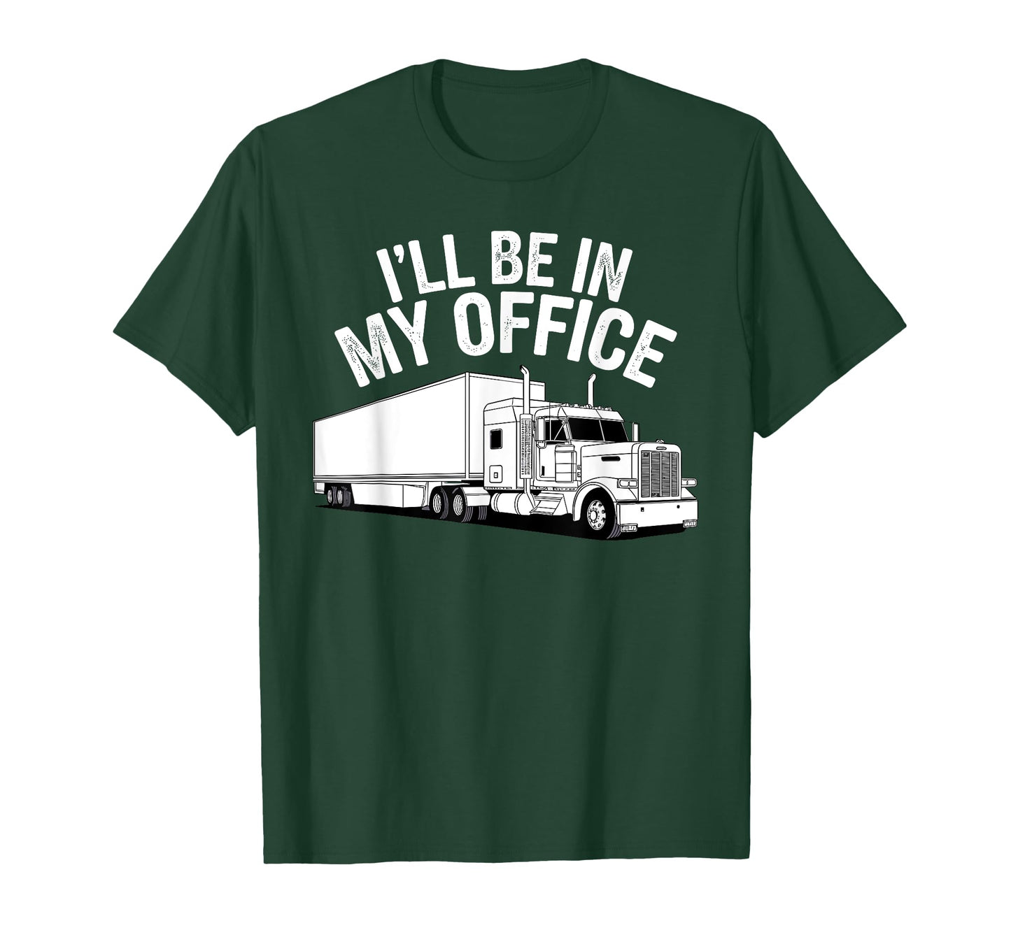 Funny Trucker Art for Men Women Kids Trucking Truck Driver T-Shirt