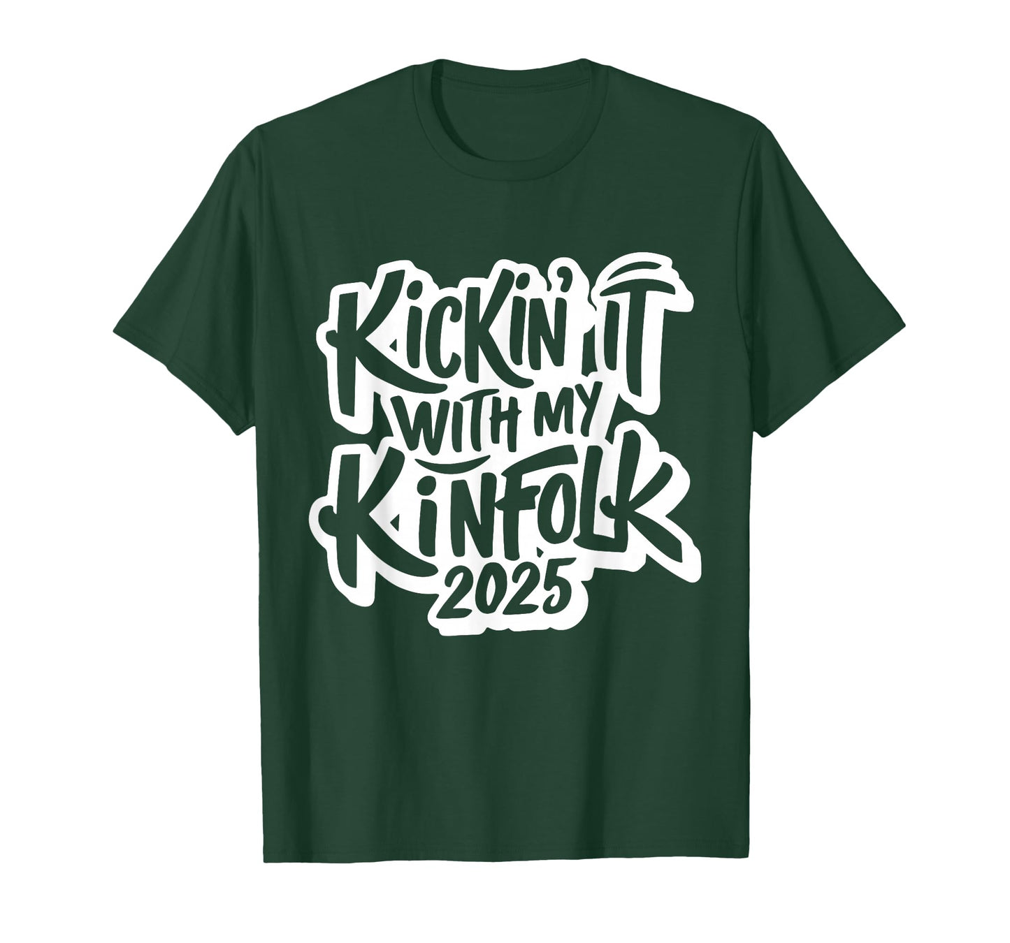 Kickin It With My Kinfolk Family Reunion 2025 T-Shirt
