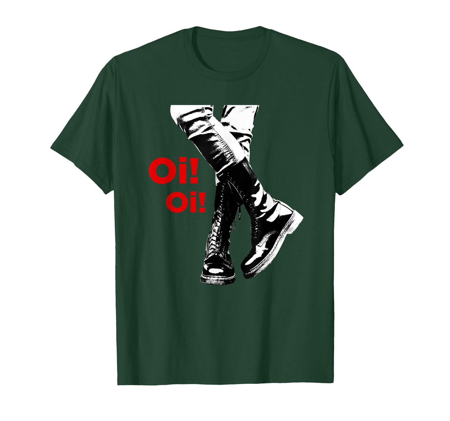 "Oi Oi" Skinhead, Ska, Street Punk, Hardcore Punk T-Shirt
