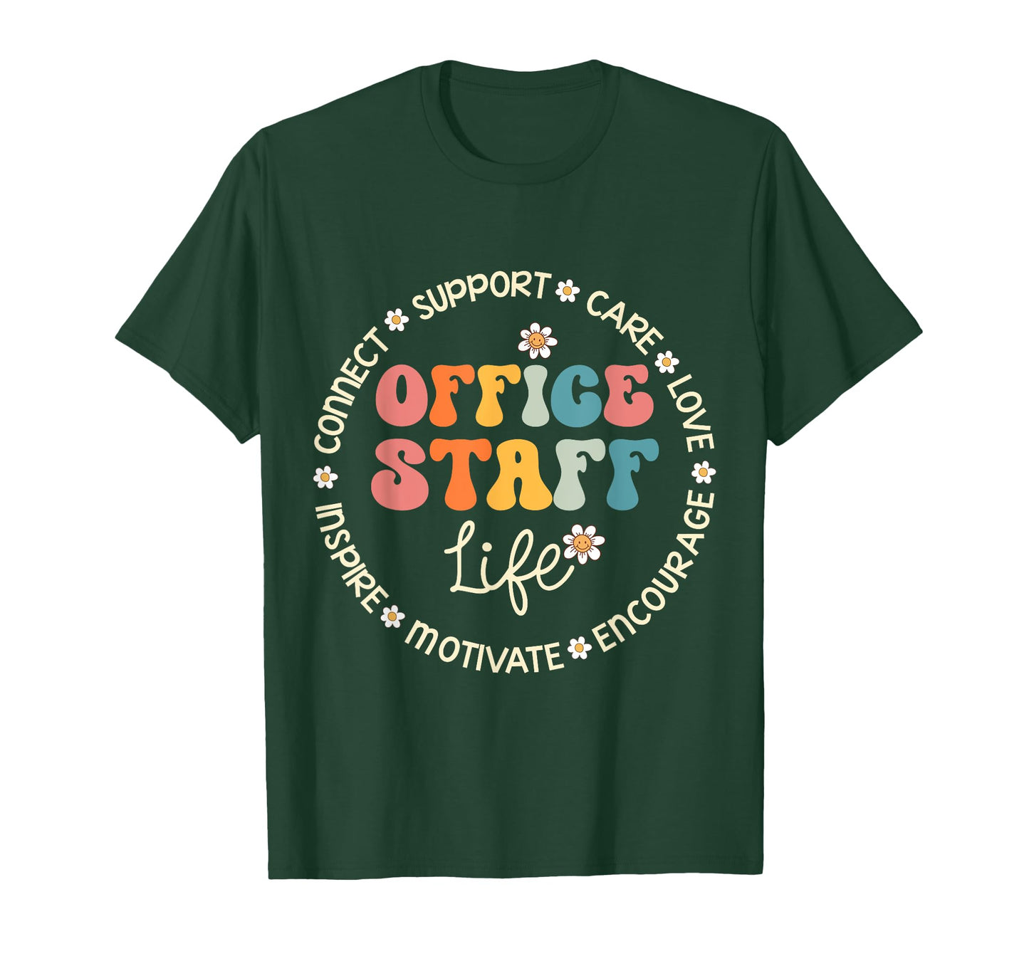 Office Staff Life Appreciation Week Back to School T-Shirt