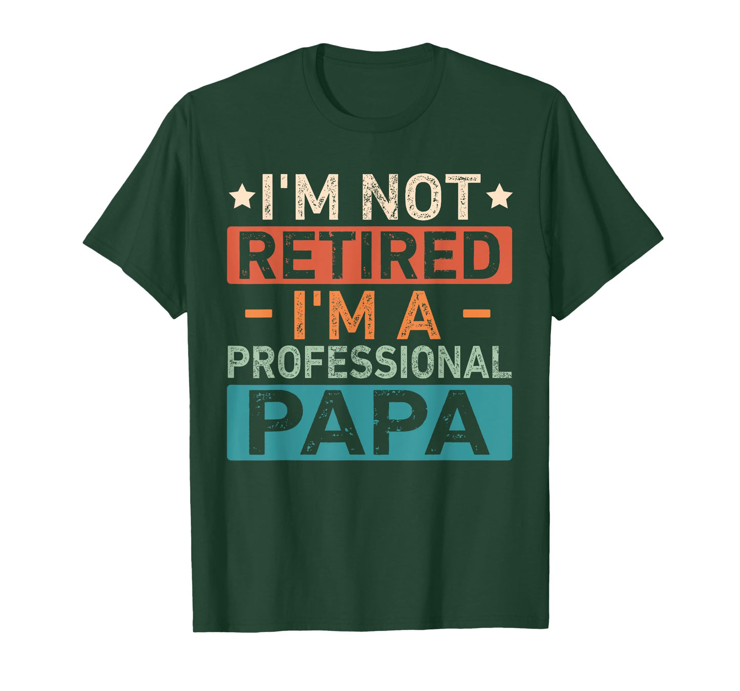 I'm Not Retired I'm A Professional Papa Fathers Day Grandpa T-Shirt