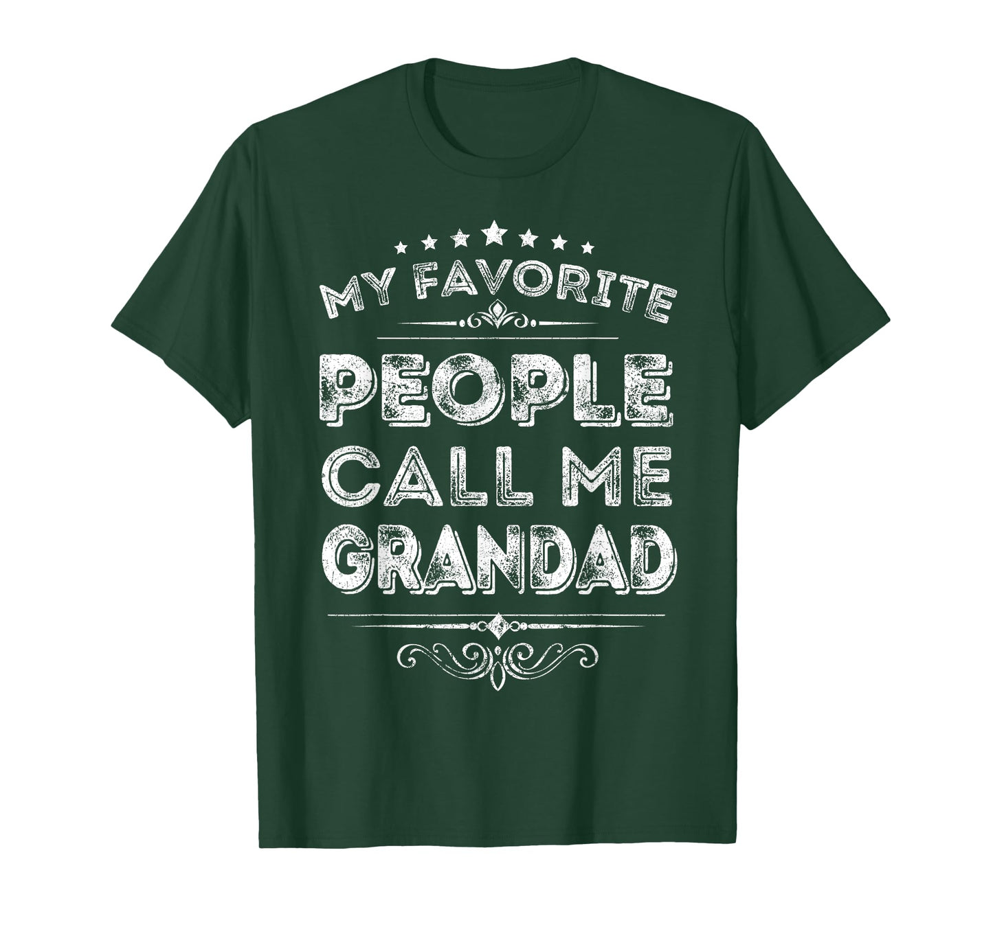 My Favorite People Call Me Grandad Funny Fathers Day T-Shirt