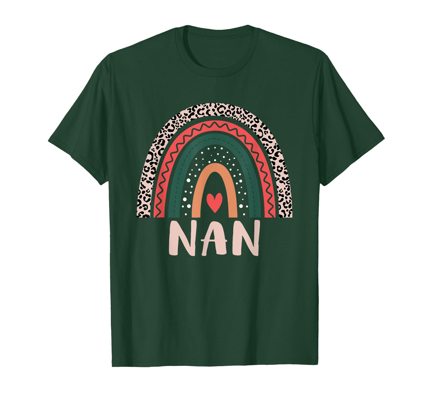 Nan Rainbow Grandma Grandmother Women Mothers Day Nan T-Shirt