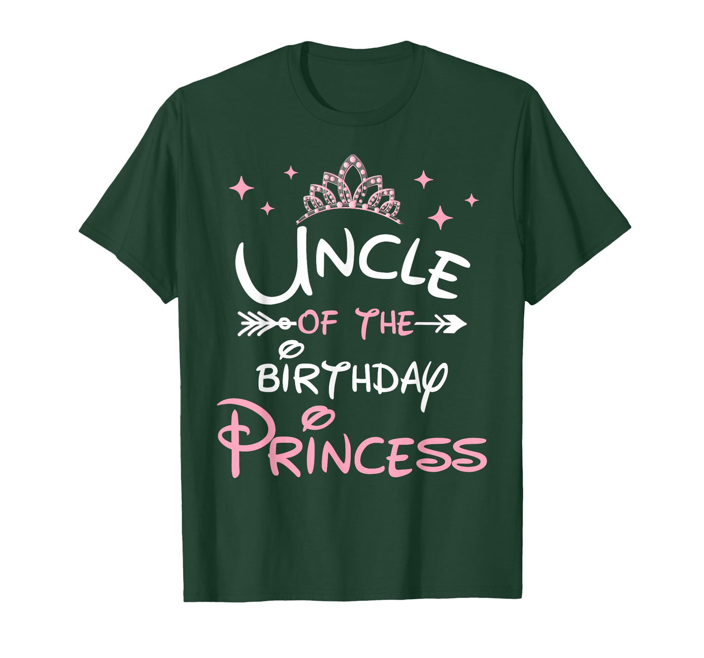 Uncle Of The Birthday Princess Toddler Kid Girl Family Cute T-Shirt