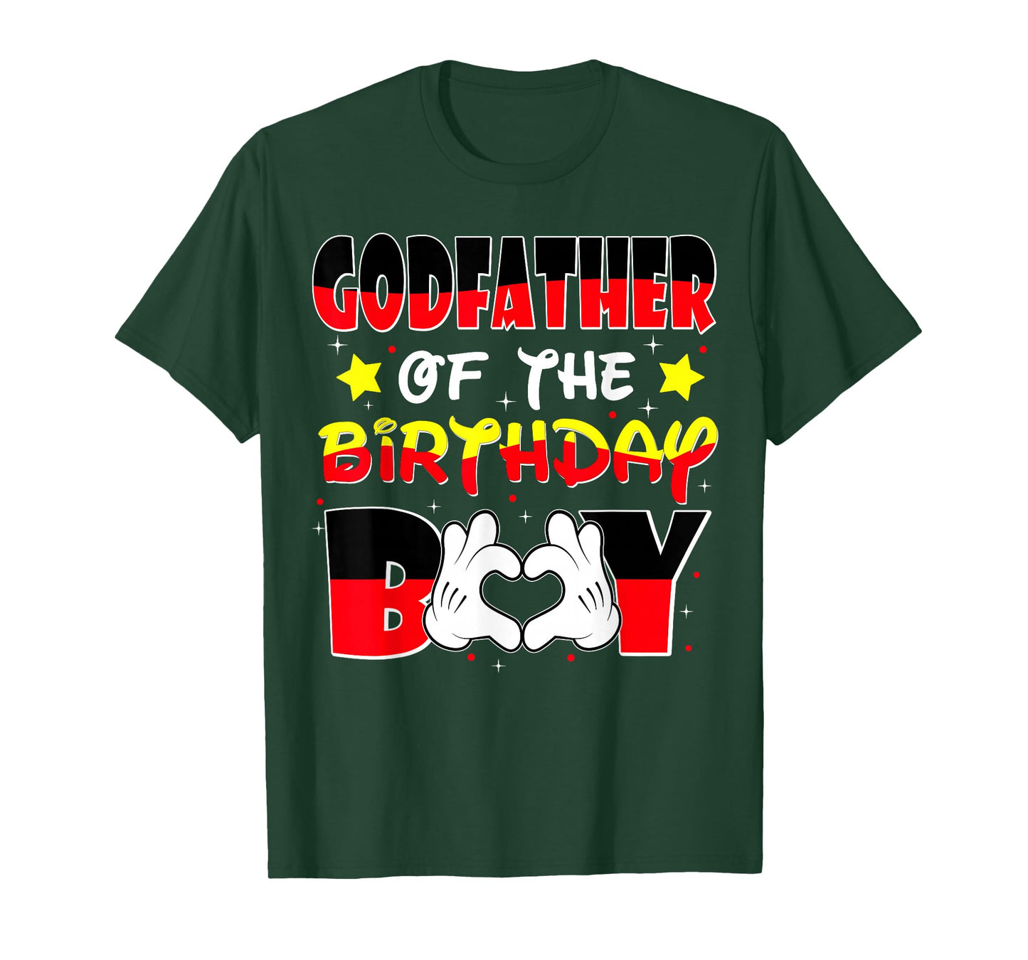 Godfather of The Birthday Boy Shirt Match Godchild Godfather T-Shirt