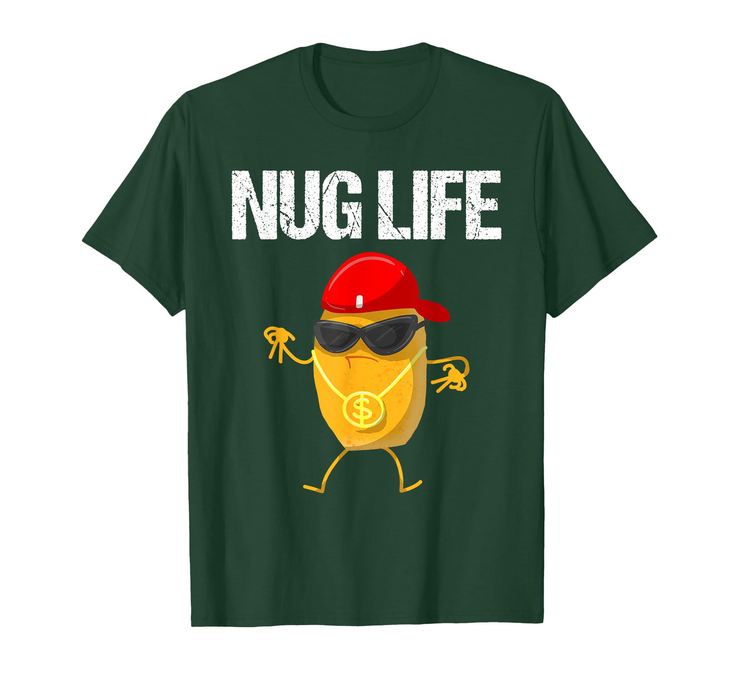Cool Chicken Nugget Art For Boys Kids Chicken Nugget Lover T-Shirt