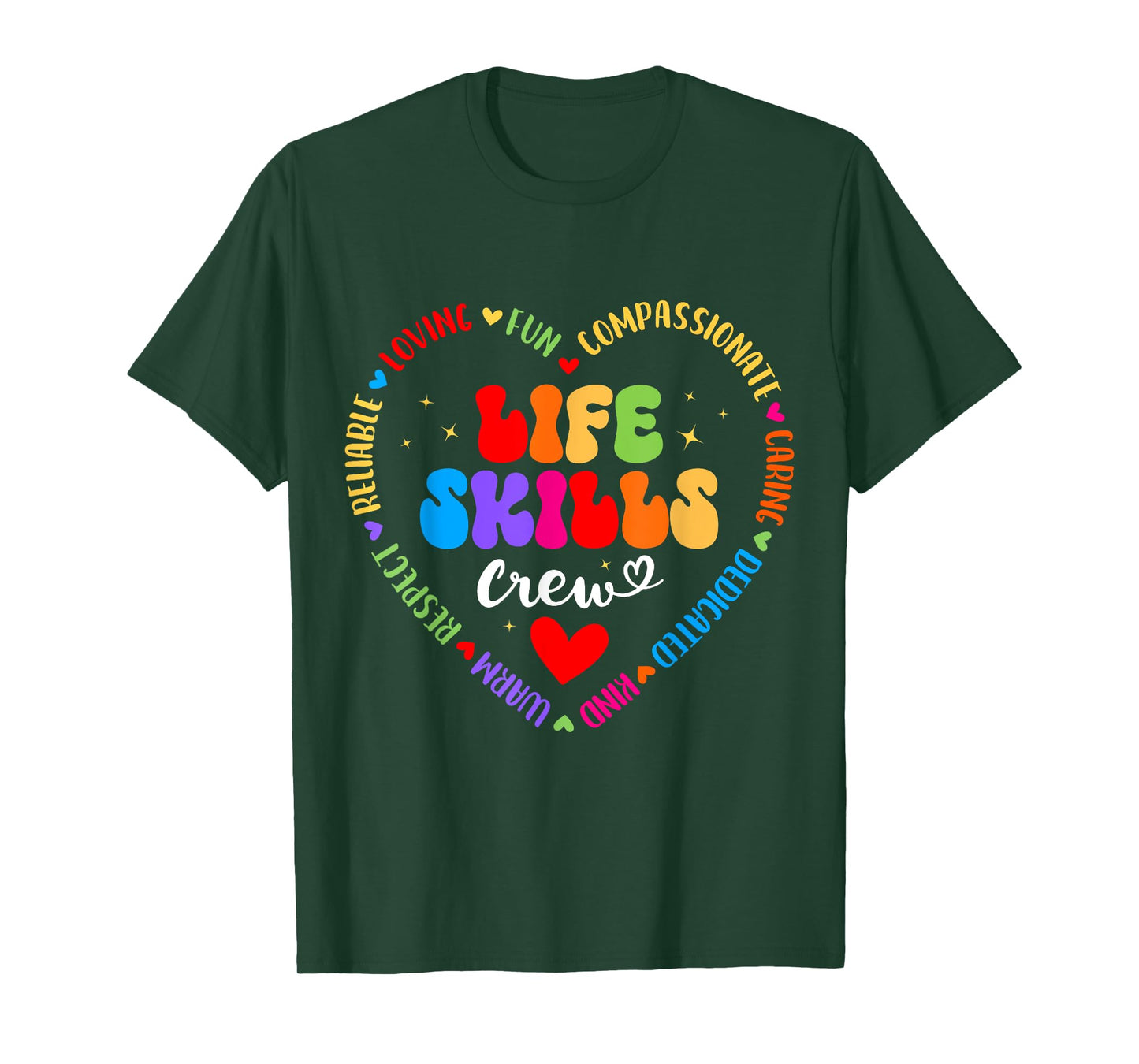 Life Skills Squad Vibes Be Kind School Life Skills Teacher T-Shirt
