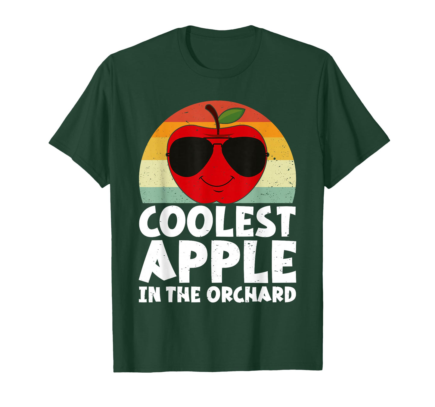 Retro Coolest Apple in the Orchard | Apple Picking Season T-Shirt