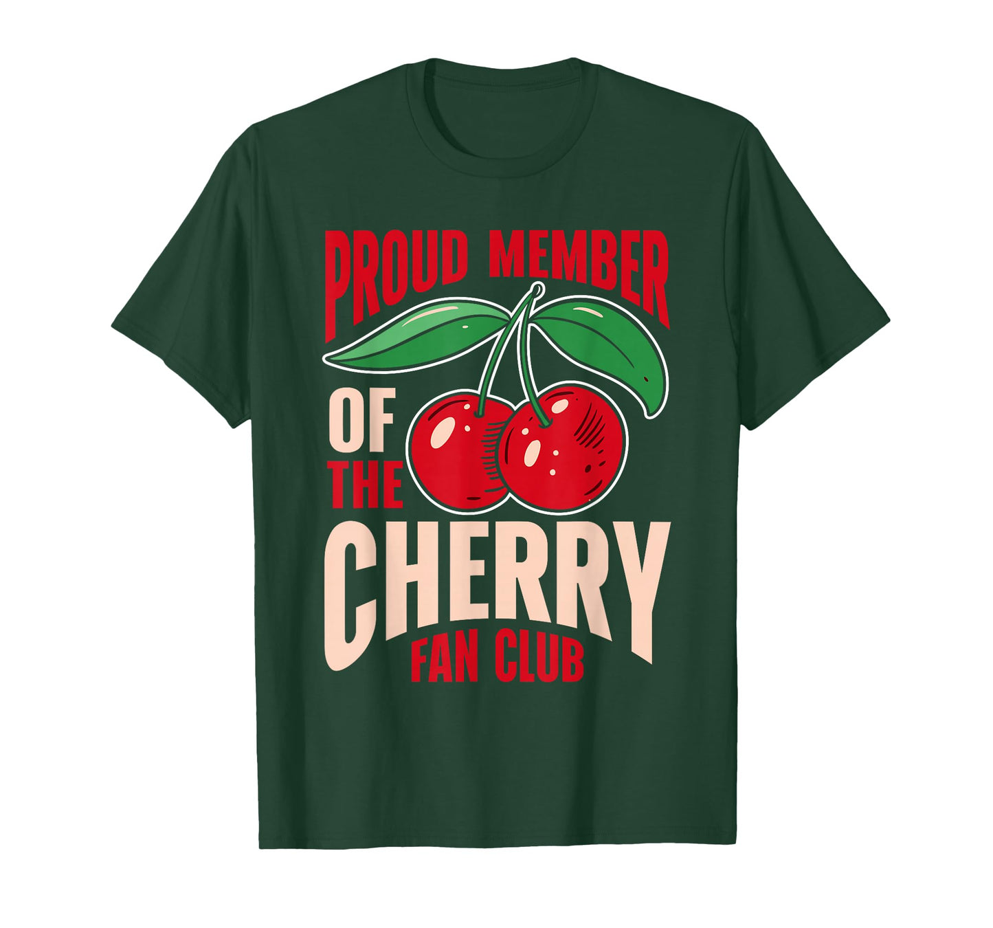 Cherry Shirts Fruits Cherry Lover T-Shirt for Men, Women & Kids - Black, Small, Short Sleeve, Summer