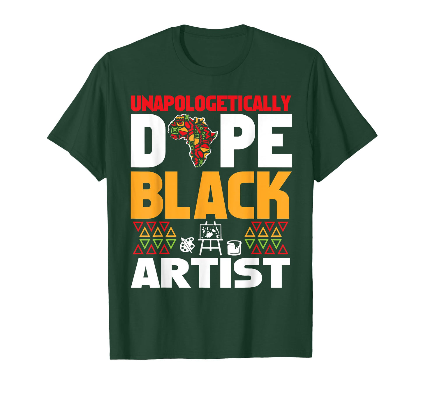 Unapologetically Dope Black Artist Afrocentric American T-Shirt