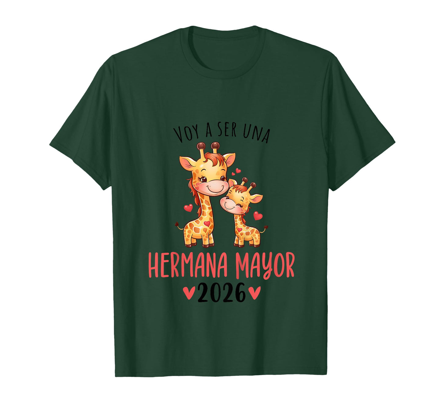 Promoted To Big Sister 2026 Spanish Hermana Mayor 2026 T-Shirt