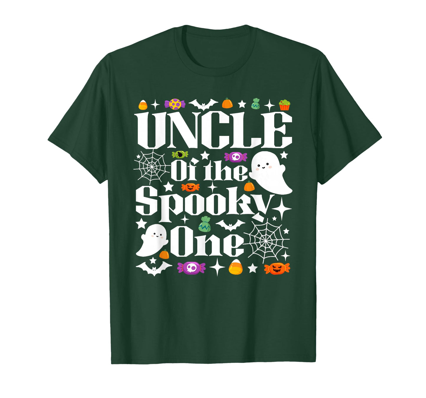 Uncle of The Spooky One Halloween First Birthday Boy T-Shirt