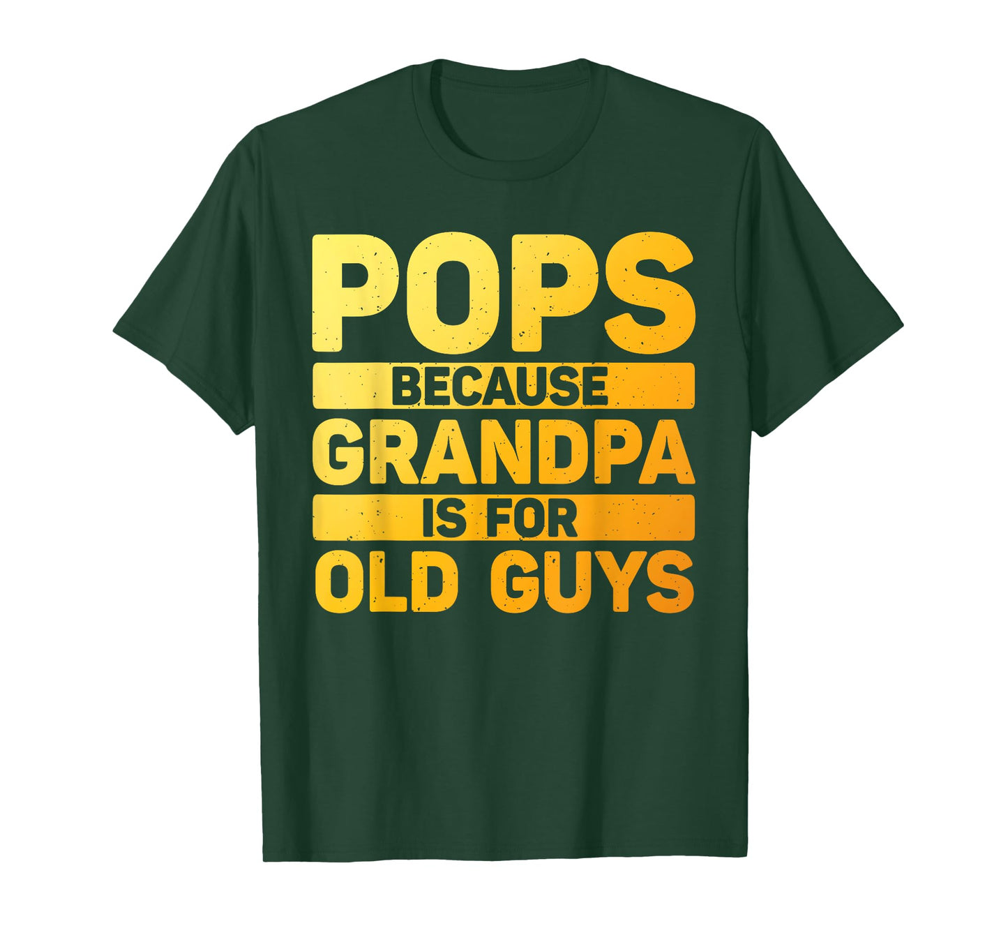 Pops Design For Grandpa From Grandkids Father's Day Pops T-Shirt