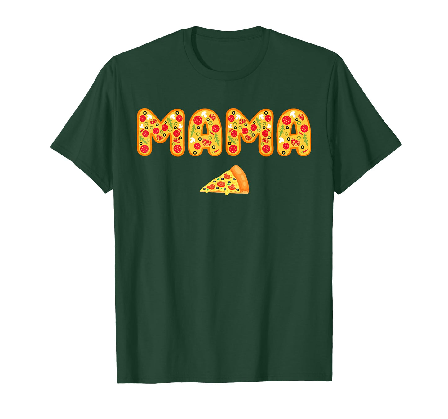 Mama Mom Matching Birthday Squad Crew Pizza Family T-Shirt