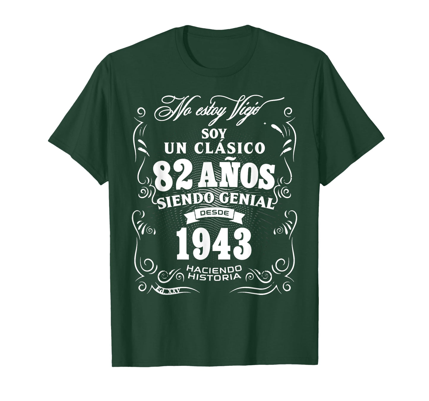 82nd Birthday gift for Men in Spanish Regalo cumpleanos 82 T-Shirt