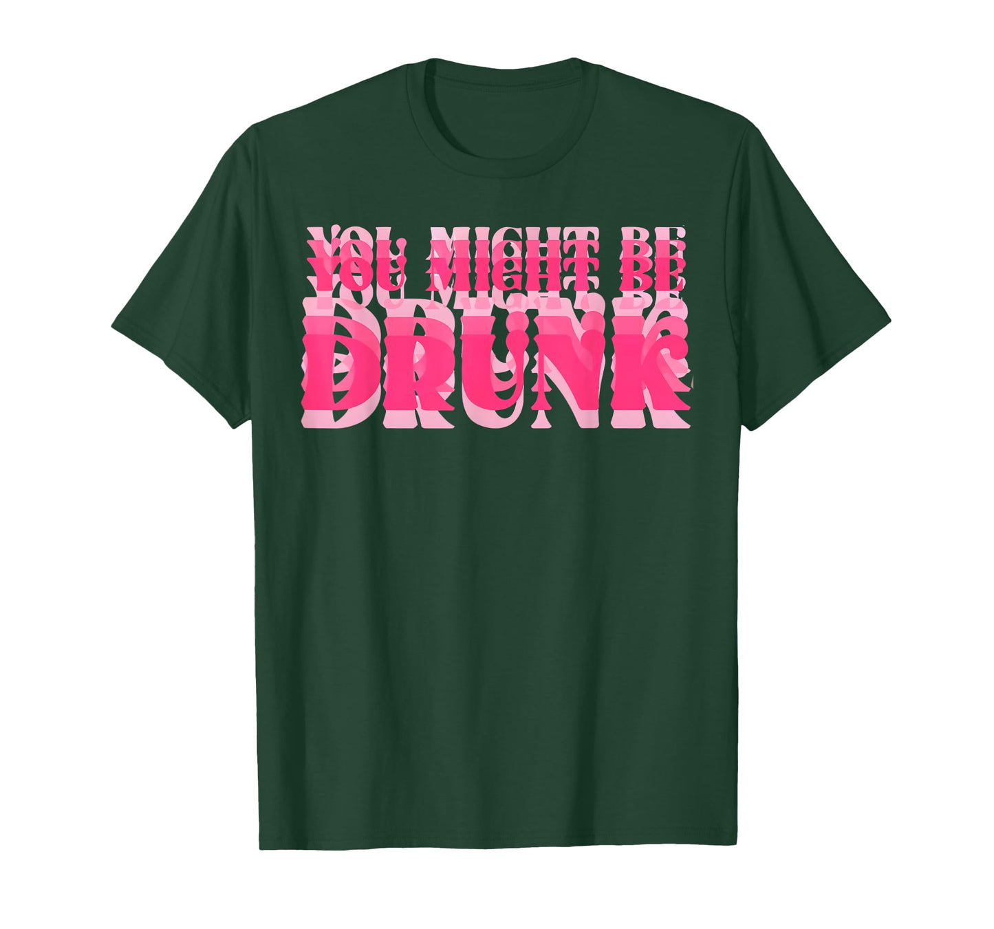 Funny You Might Be Drunk Humor Retro Sunset Men T-Shirt