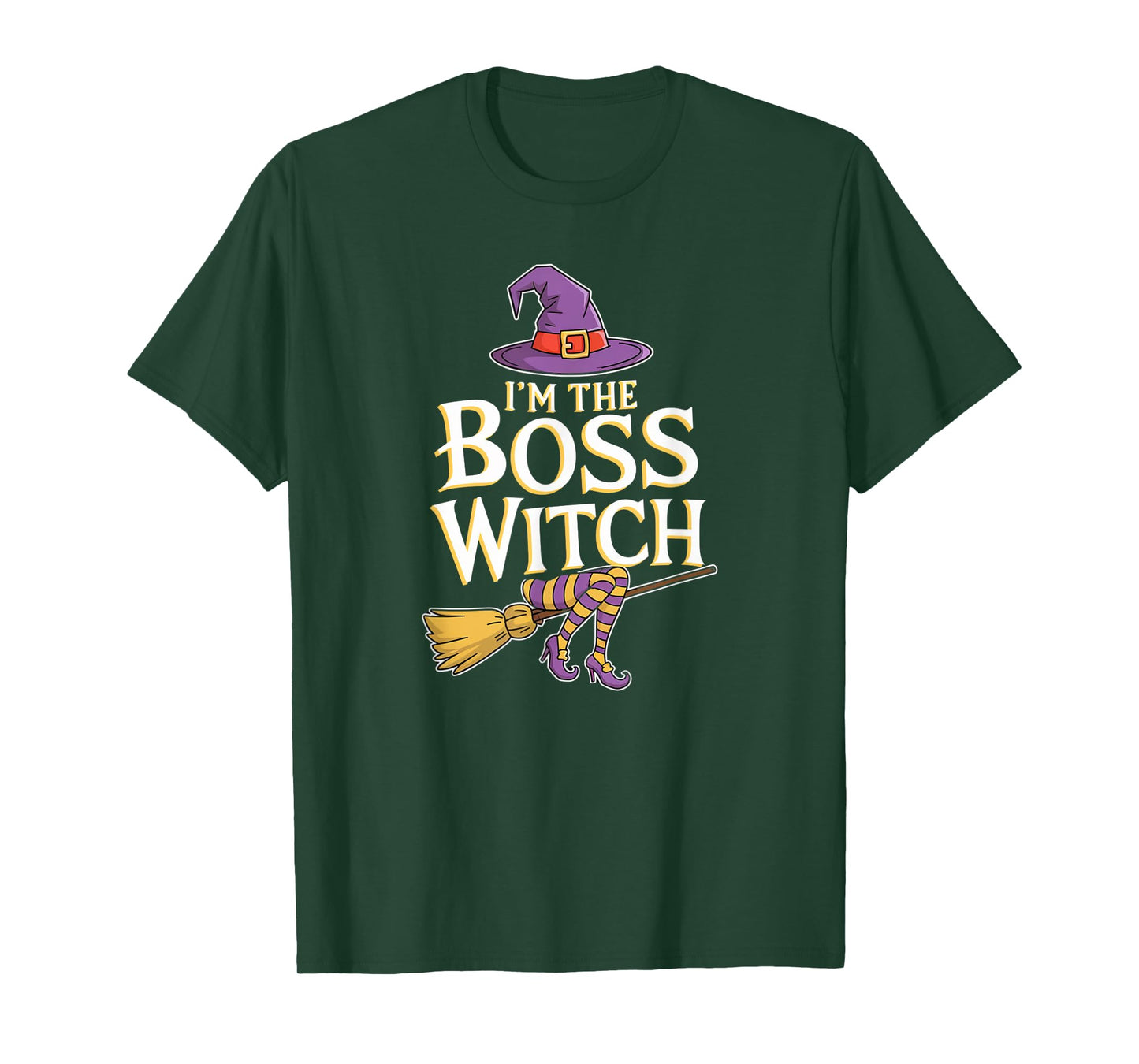 I’m The Boss Witch, Funny Witch Matching Costume Halloween T-Shirt