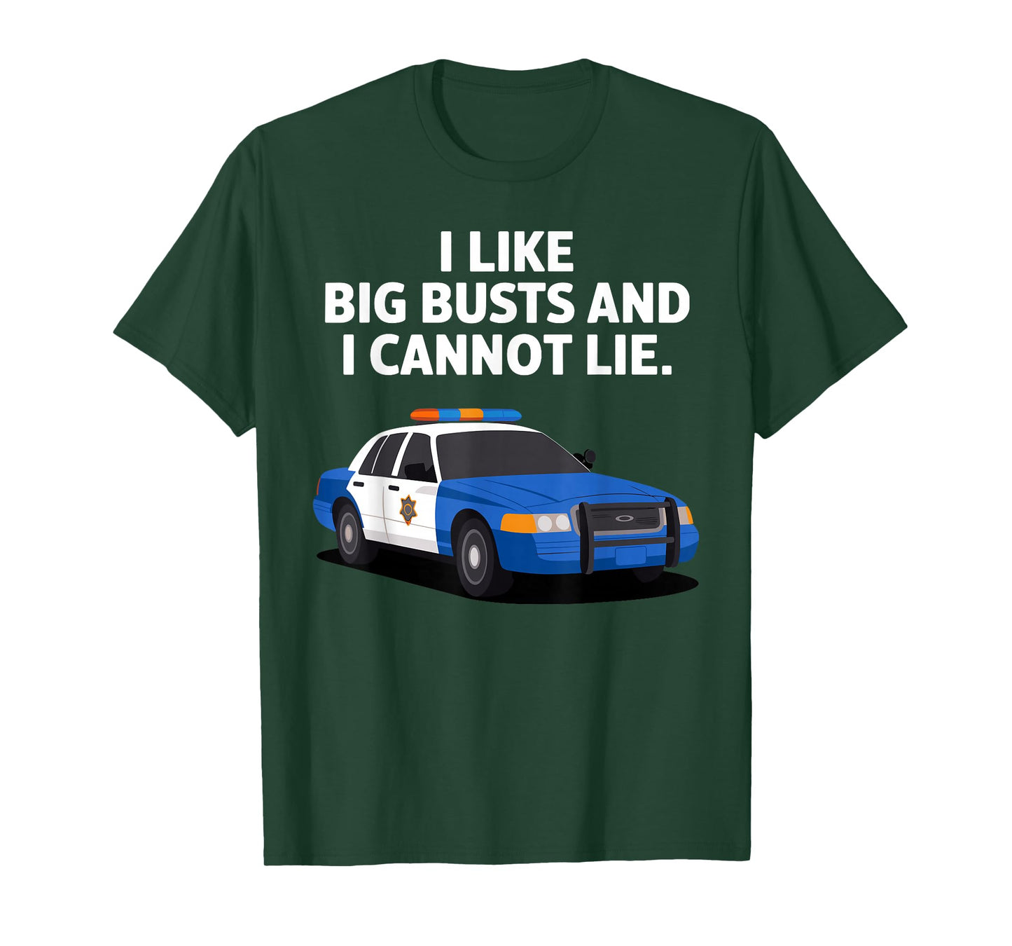 Funny Police Novelty for Men Boys Policeman Police Officer T-Shirt