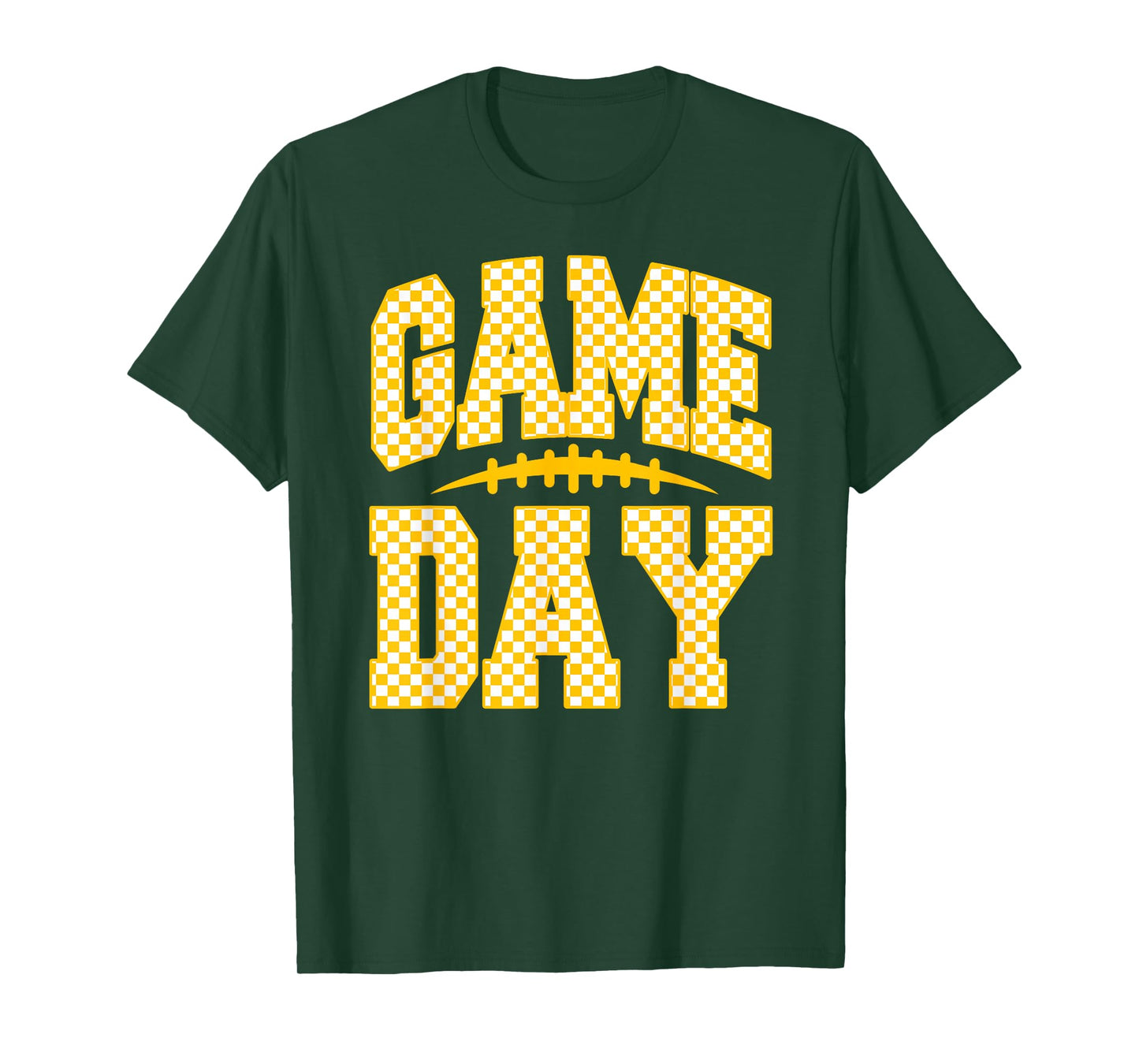 Game Day Football Season Football Mama Girl Red Gold Vibes T-Shirt