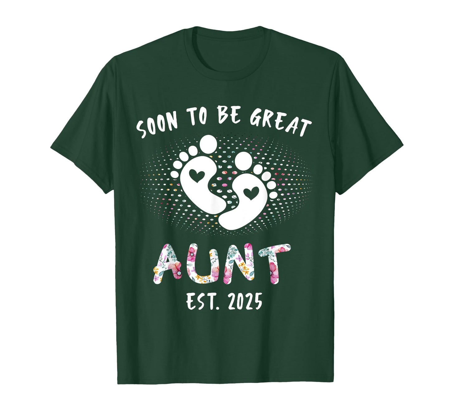 Soon To Be Great Aunt 2025 New Baby Pregnancy Announcement T-Shirt